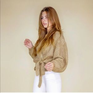 Collecting Moments Cozy Crochet Knit Cardigan